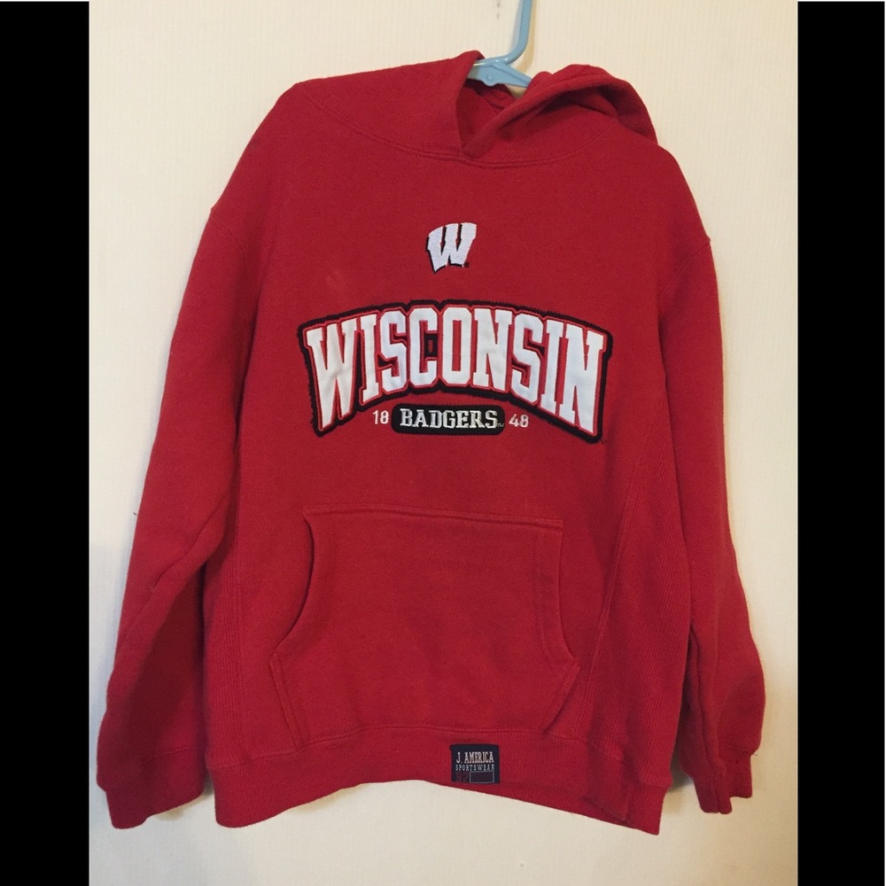 Kids M Wisconsin Badgers Hoodie